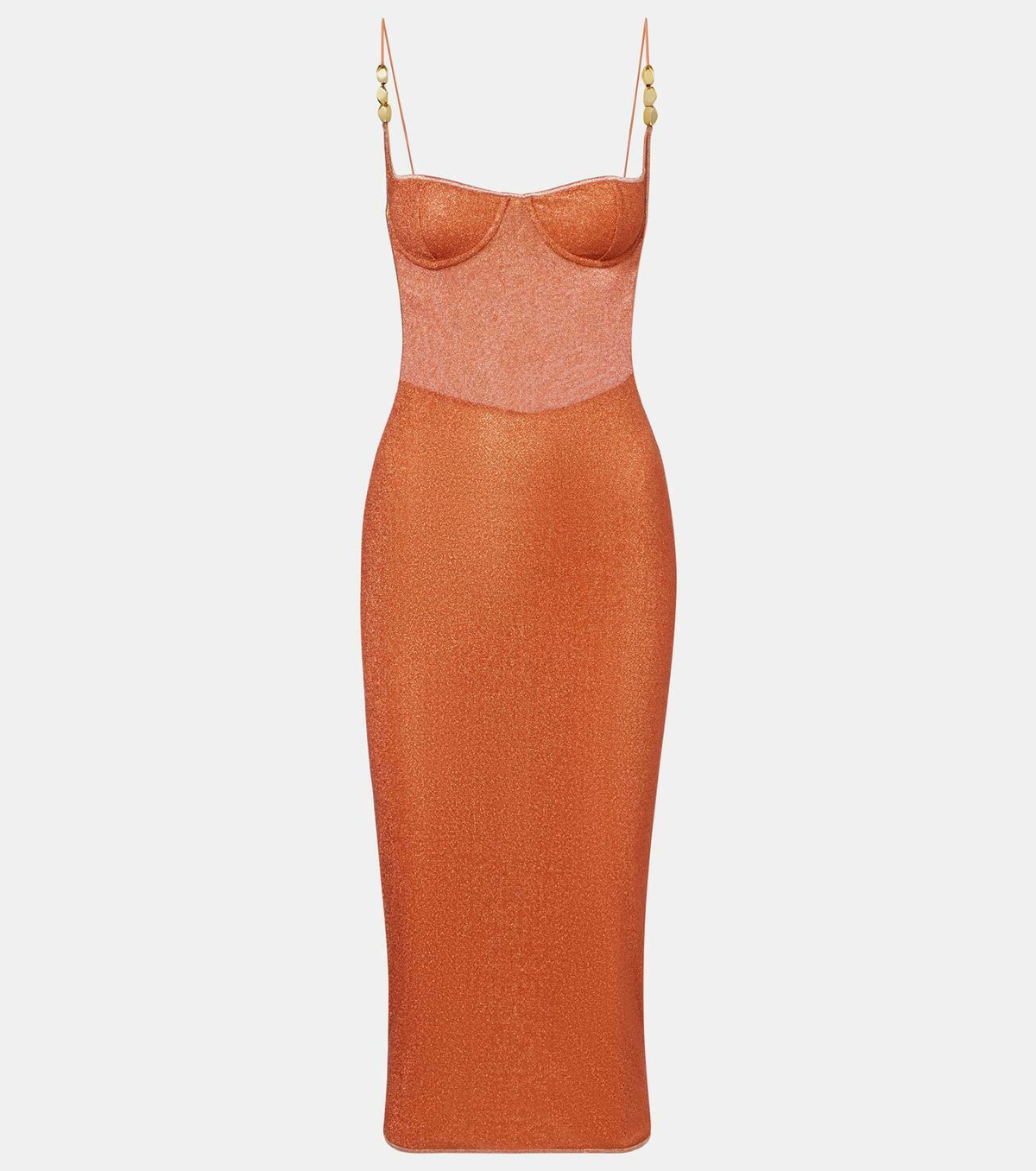 Oséree Lumière open-back midi dress