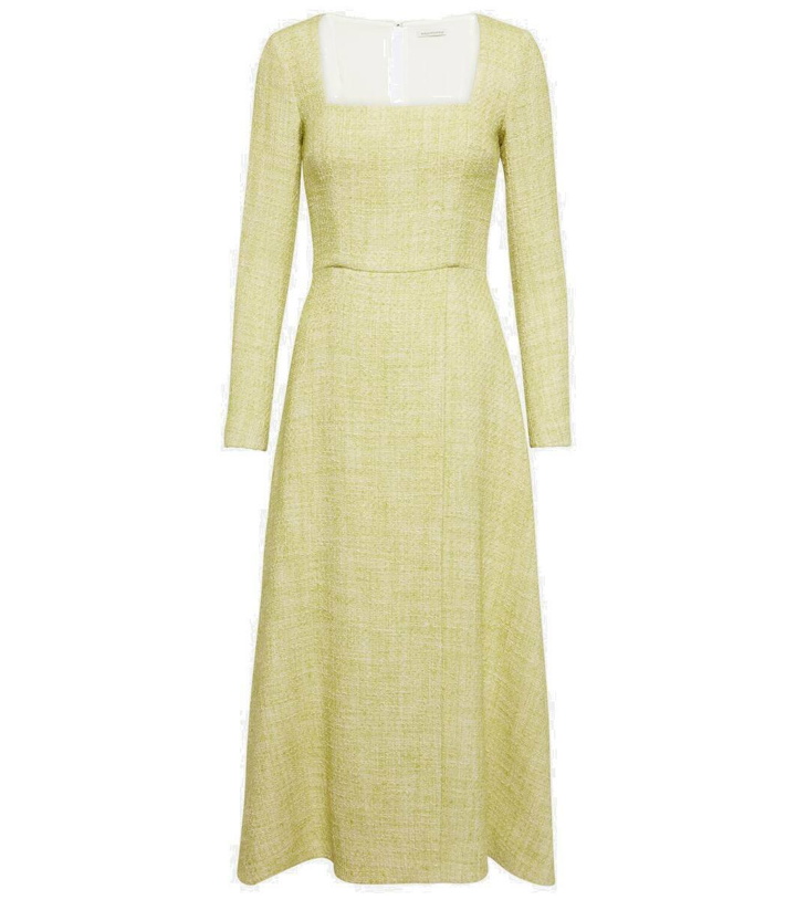Photo: Emilia Wickstead Fara cotton-blend tweed midi dress
