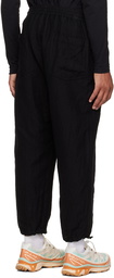 The Viridi-anne Black Drawstring Trousers