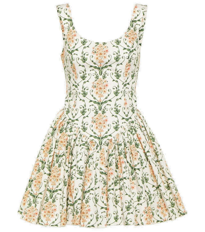 Photo: Agua by Agua Bendita Pluma floral corset cotton dress