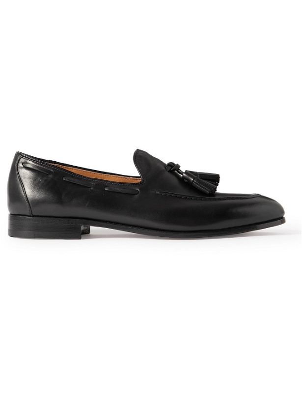 Photo: CHURCH'S - Doughton Leather Tasselled Loafers - Black - UK 7
