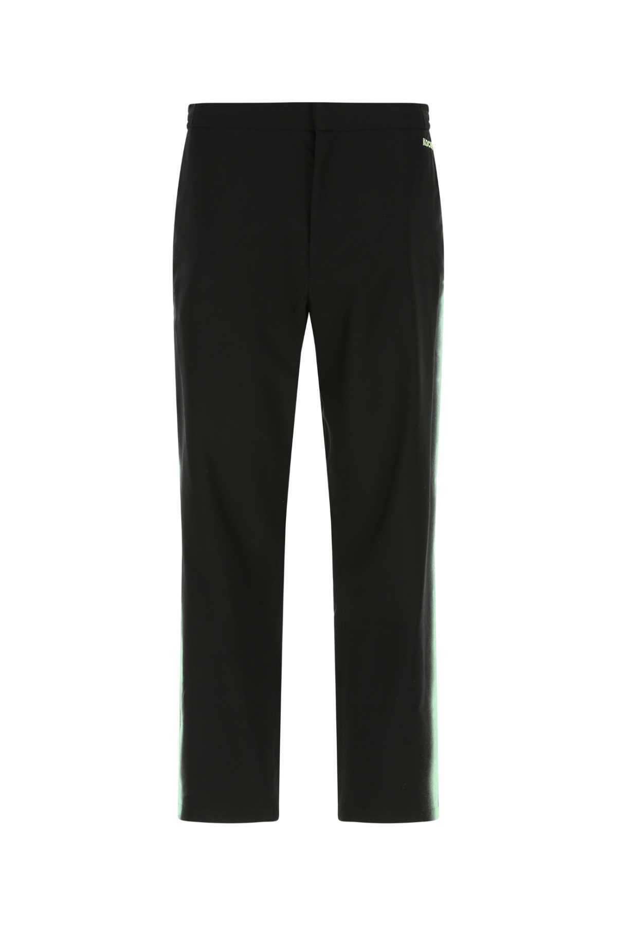 Koché Black Acetate Blend Pant