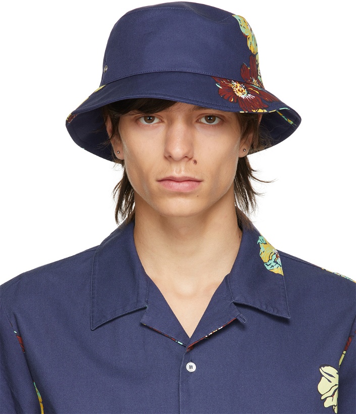 Photo: A.P.C. Navy Alex Bucket Hat