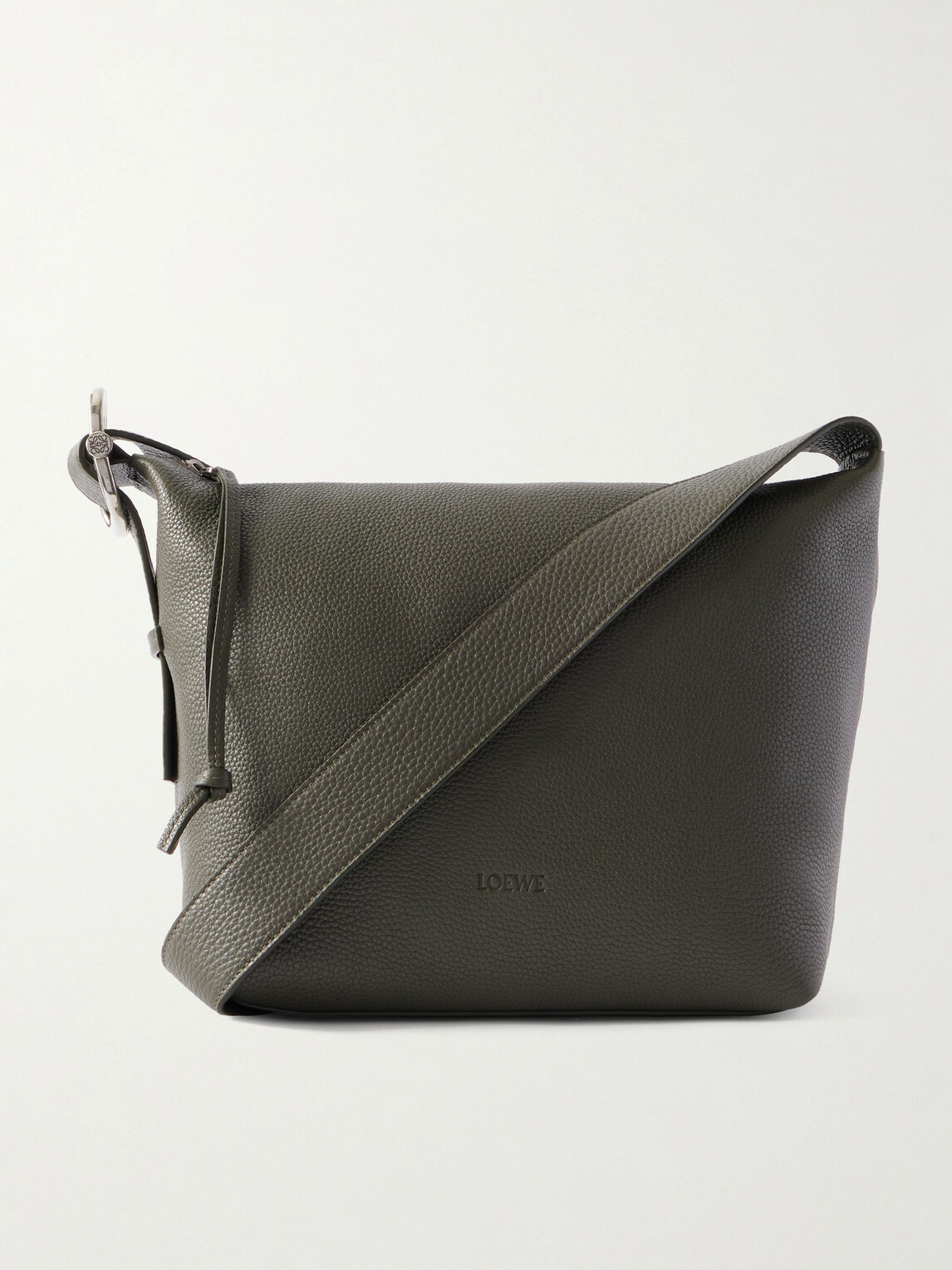 LOEWE - Loop Full-Grain Leather Messenger Bag