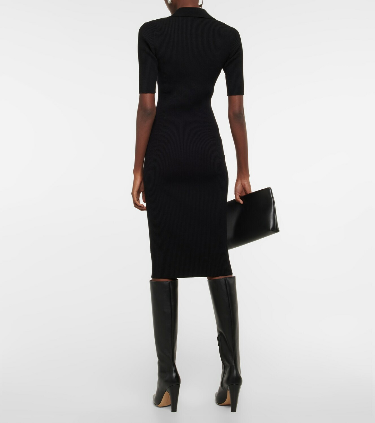 Dries Van Noten - Wool-blend midi dress Dries Van Noten