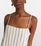 Asceno Melfi striped maxi dress