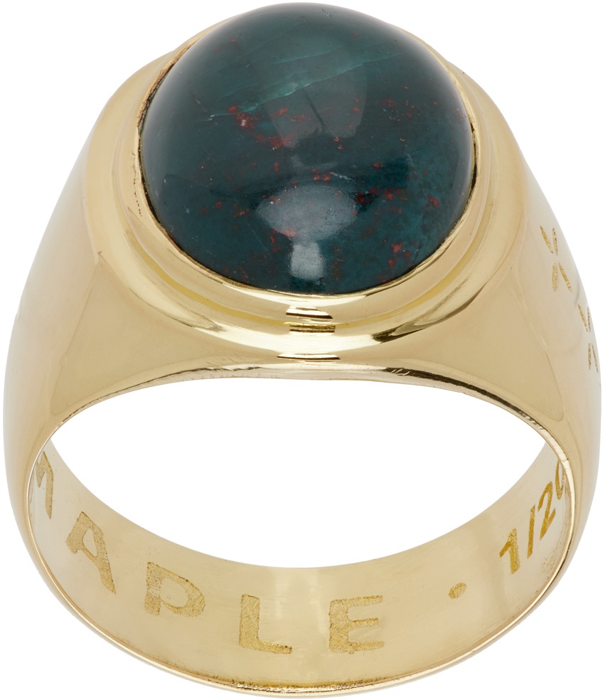 MAPLE Gold Tommy Signet Ring