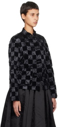 Black Comme des Garçons Black Checkered Jacket