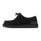 Suicoke Black Sevab Lace-Up Loafers