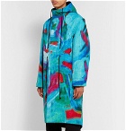 Craig Green - Quilted Printed Shell Parka - Blue