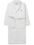Polo Ralph Lauren - Logo-Embroidered Belted Cotton-Terry Robe - White