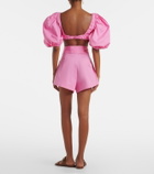 Adriana Degreas Cotton wide-leg shorts