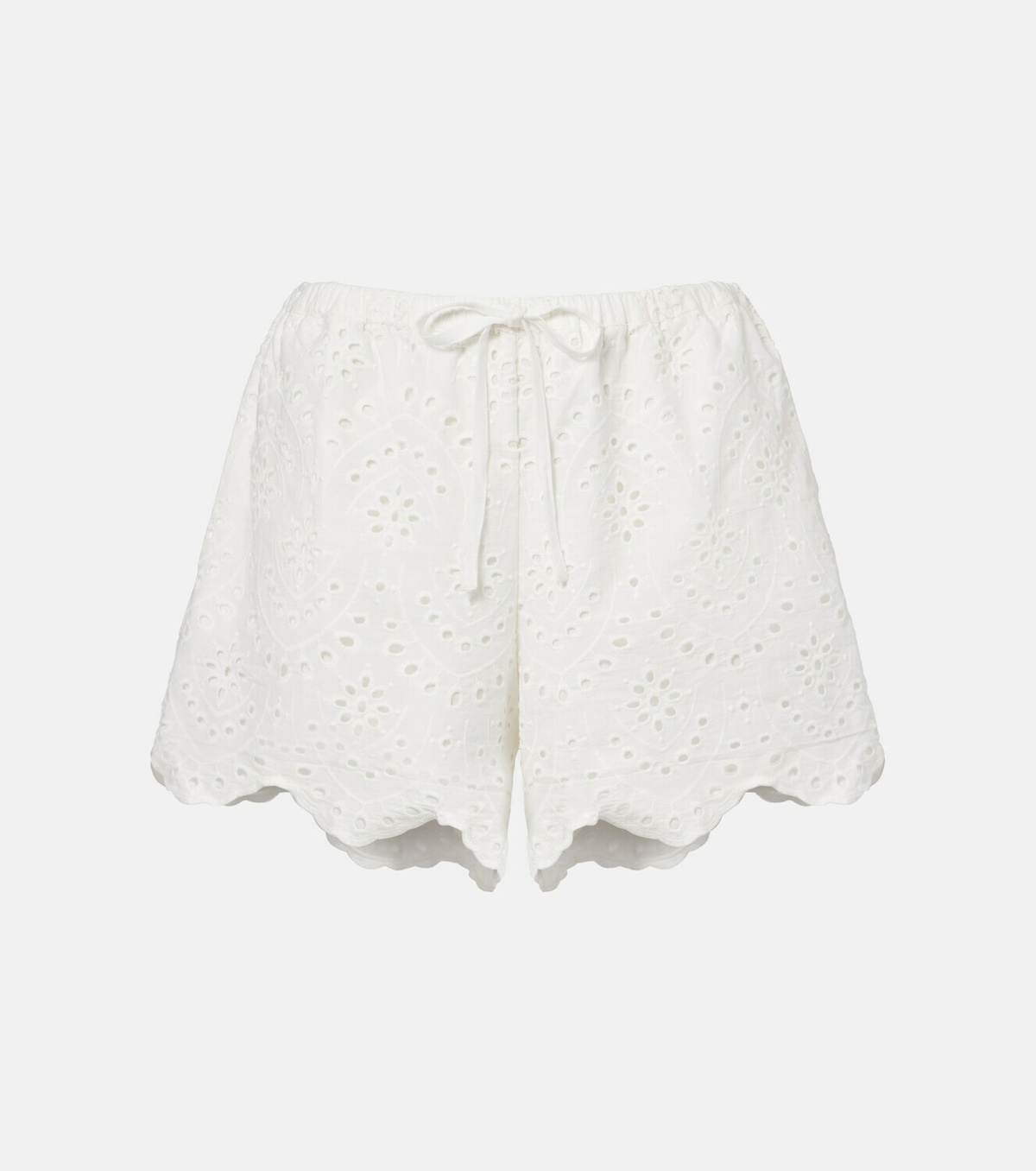 Poupette St Barth Cruse broderie anglaise cotton shorts