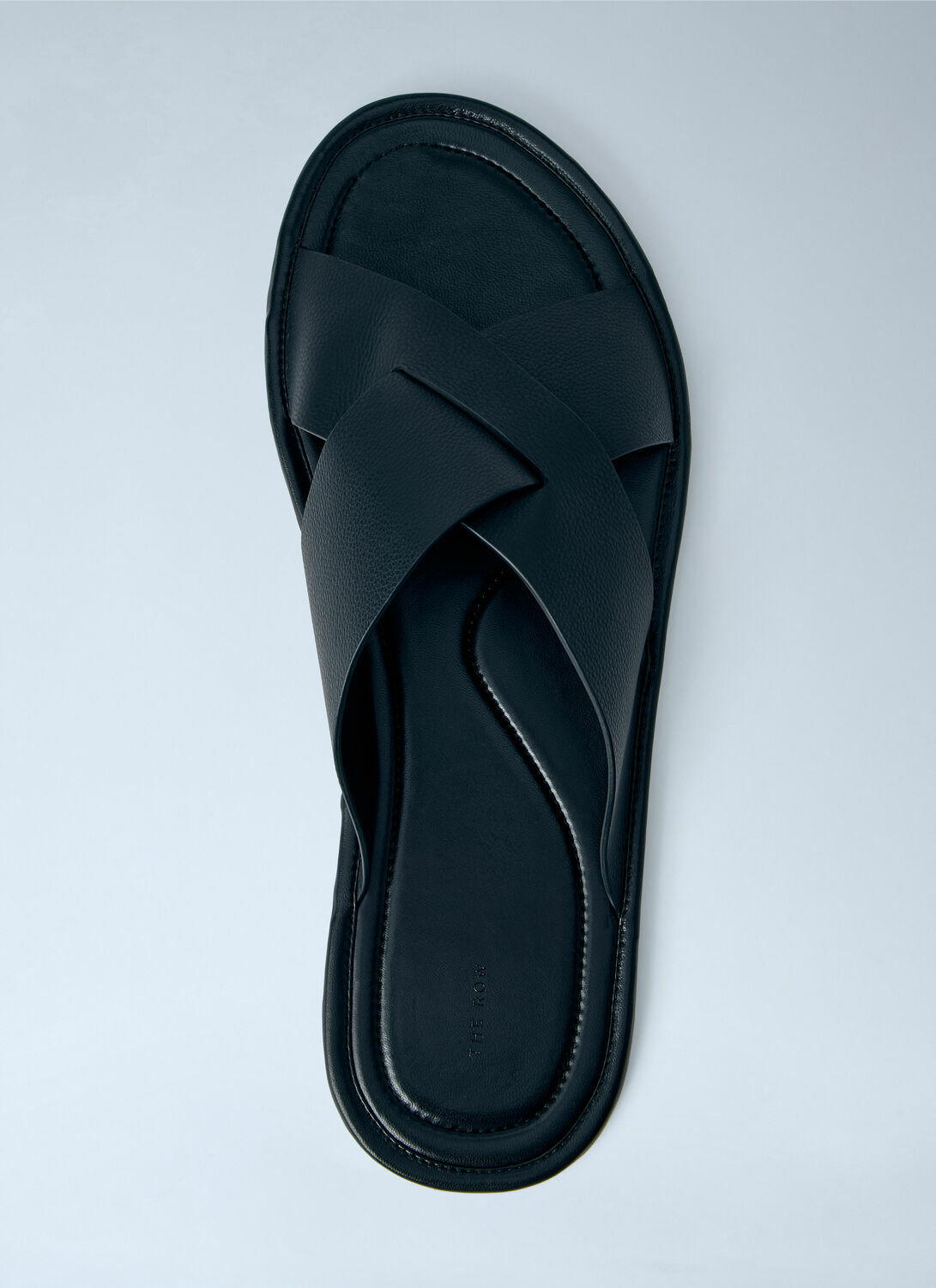 The Row Malick Crossed-Strap Sandals