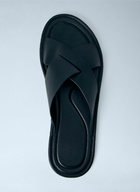 The Row Malick Crossed-Strap Sandals