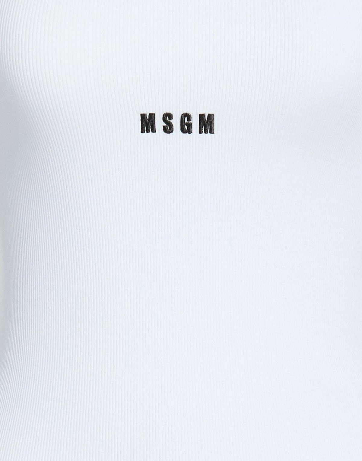 Msgm Womens Tank top in White