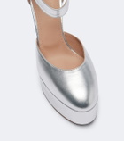 Malone Souliers Leila metallic leather platform sandals