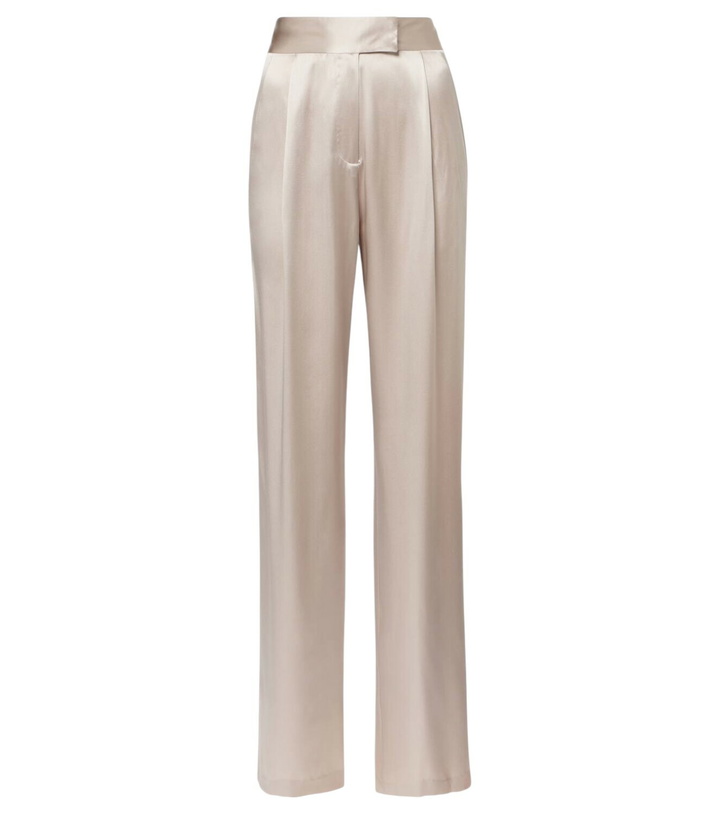 Photo: The Sei High-rise silk satin wide-leg pants