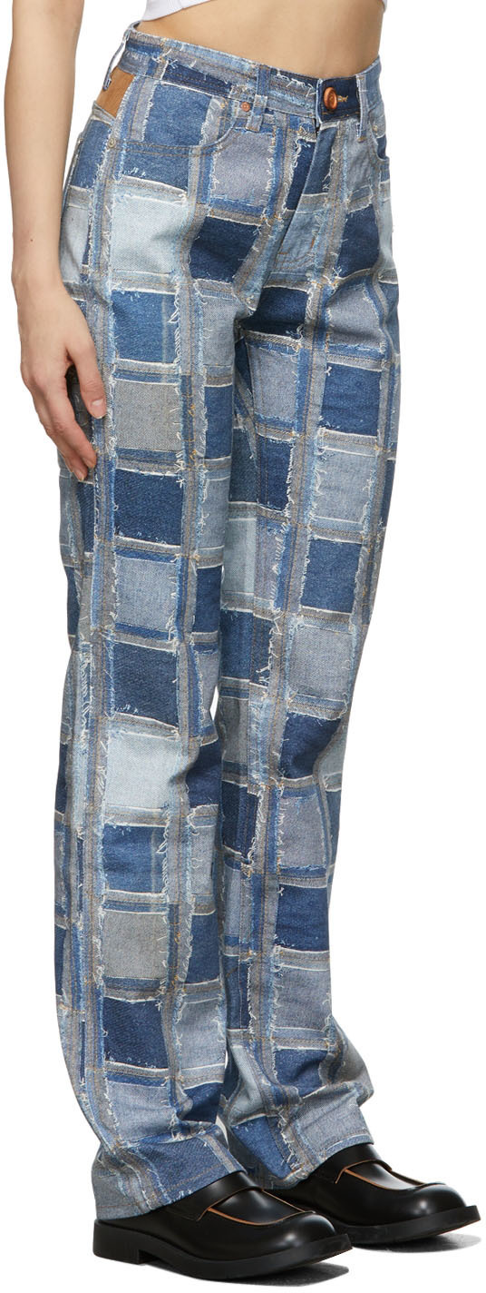 Andersson Bell Blue Patchwork Jeans Andersson Bell