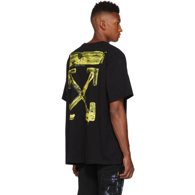 Off-White Black and Yellow Arrows T-Shirt Off-White