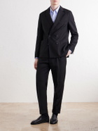 Officine Générale - Leon Double-Breasted Virgin Wool-Twill Suit Jacket - Black