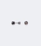 Shay Jewelry 18kt black gold earrings with black diamonds