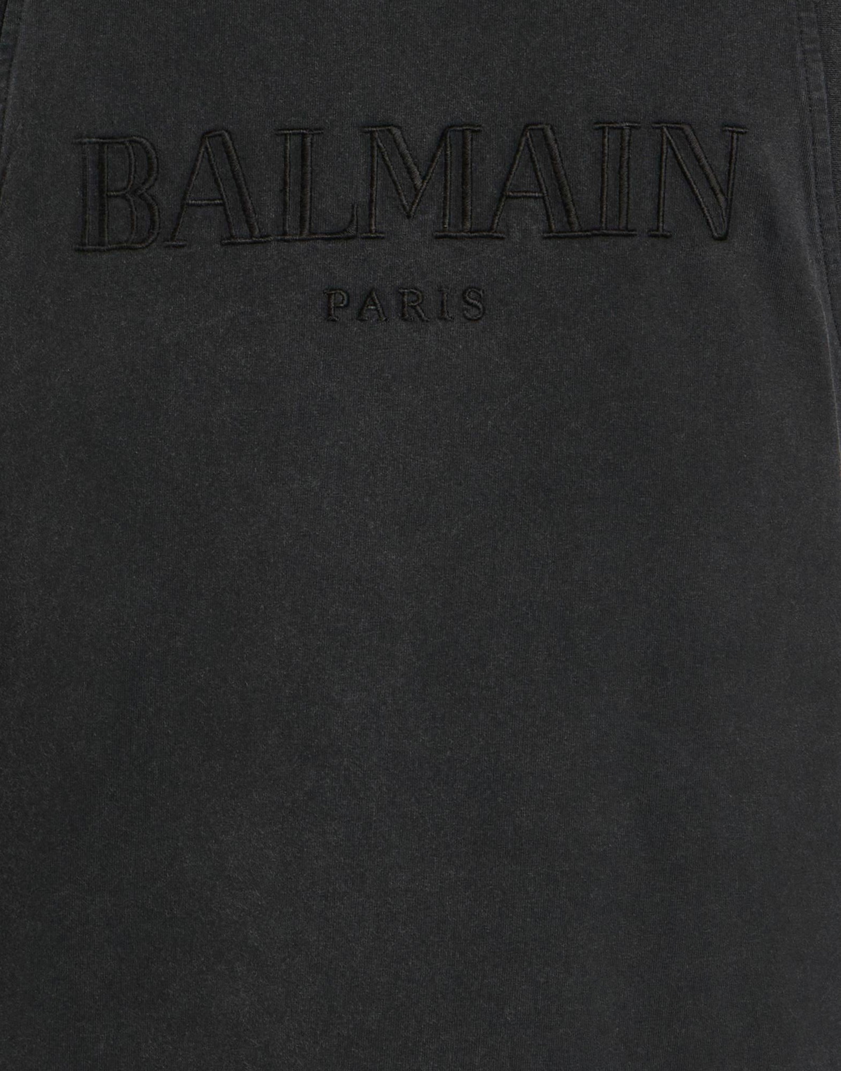Balmain Mens Tank top Charcoal