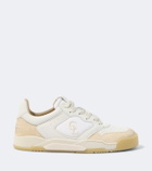 Christian Louboutin Bsktball 1 Retro suede and leather sneakers