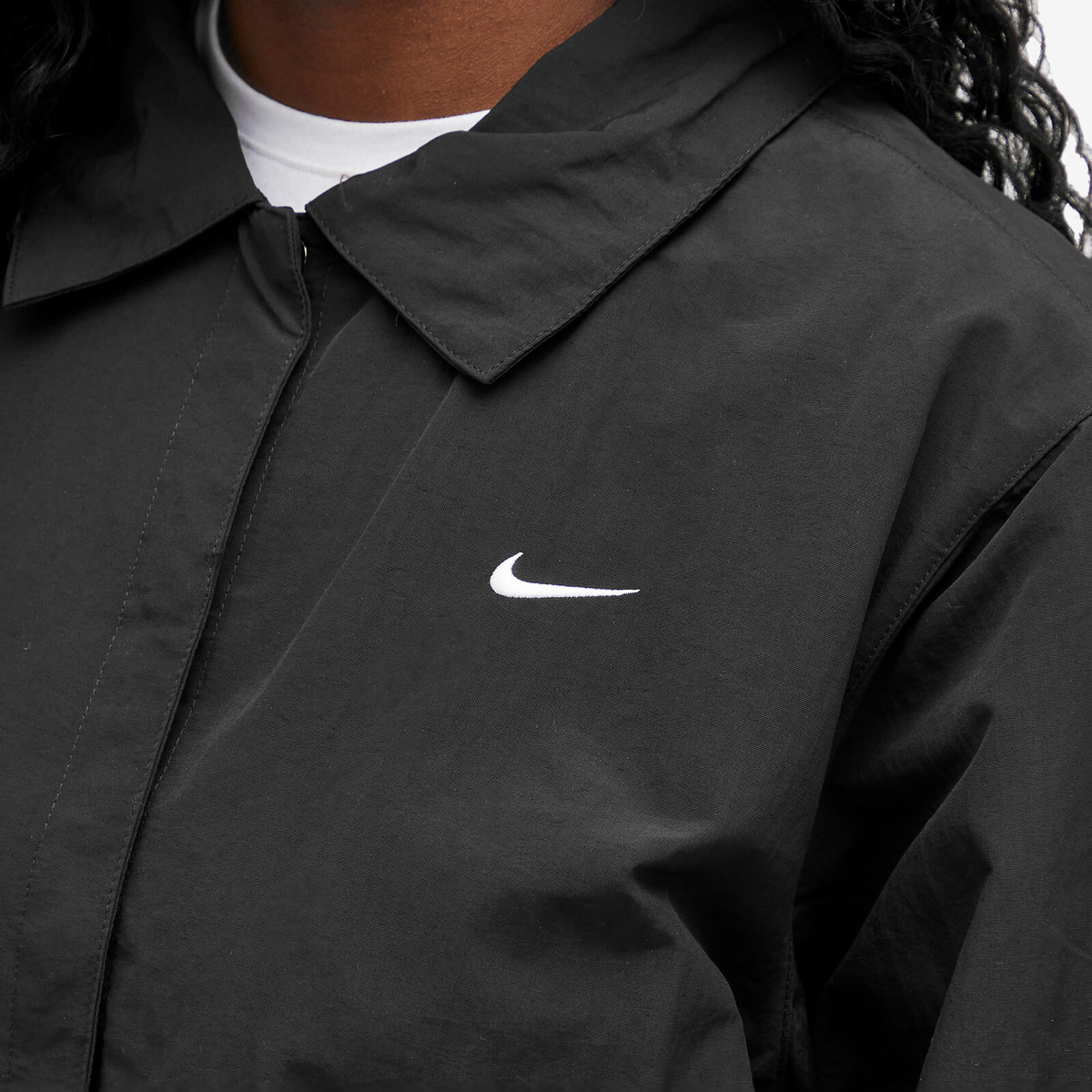 nike women's coach jacket