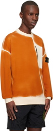 Stone Island Orange Patch Sweatshirt