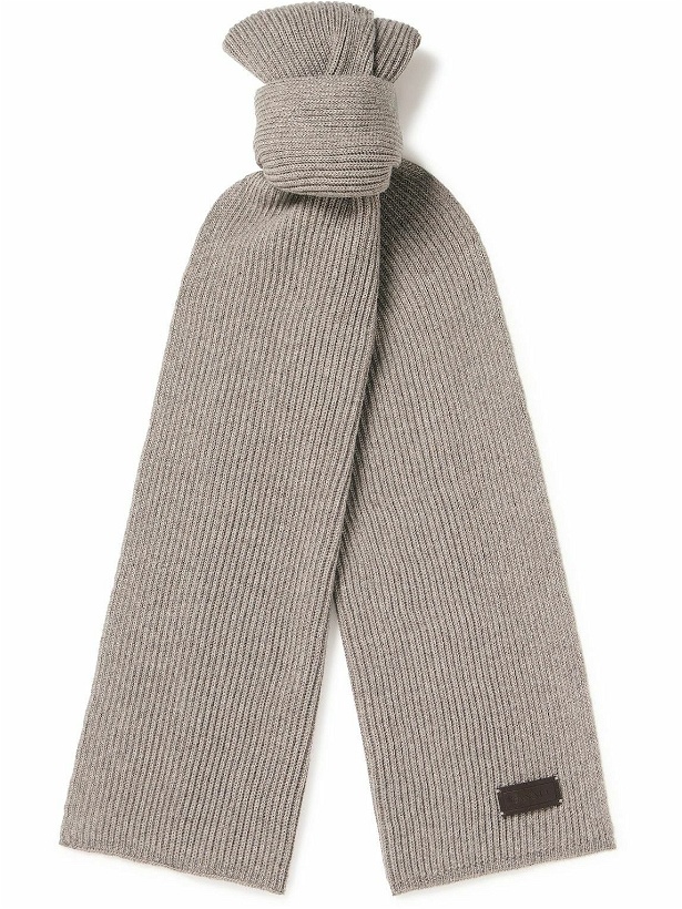 Photo: Canali - Ribbed Wool Scarf