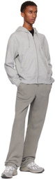 Reigning Champ Gray Midweight Terry Standard Zip Hoodie