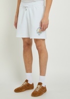 Casablanca Casa Way Printed Cotton Shorts White
