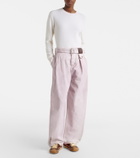Loewe Belted wide-leg jeans