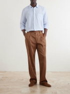 Frescobol Carioca - Striped Linen Shirt - Blue