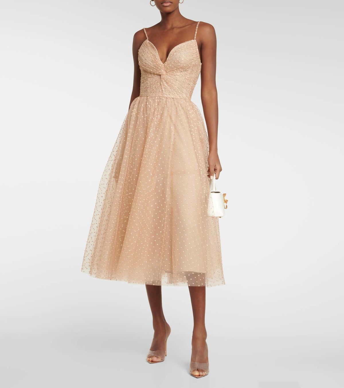 white christmas dresses ML Monique Lhuillier Claudette Gown in Black/Rich Blue main image 0