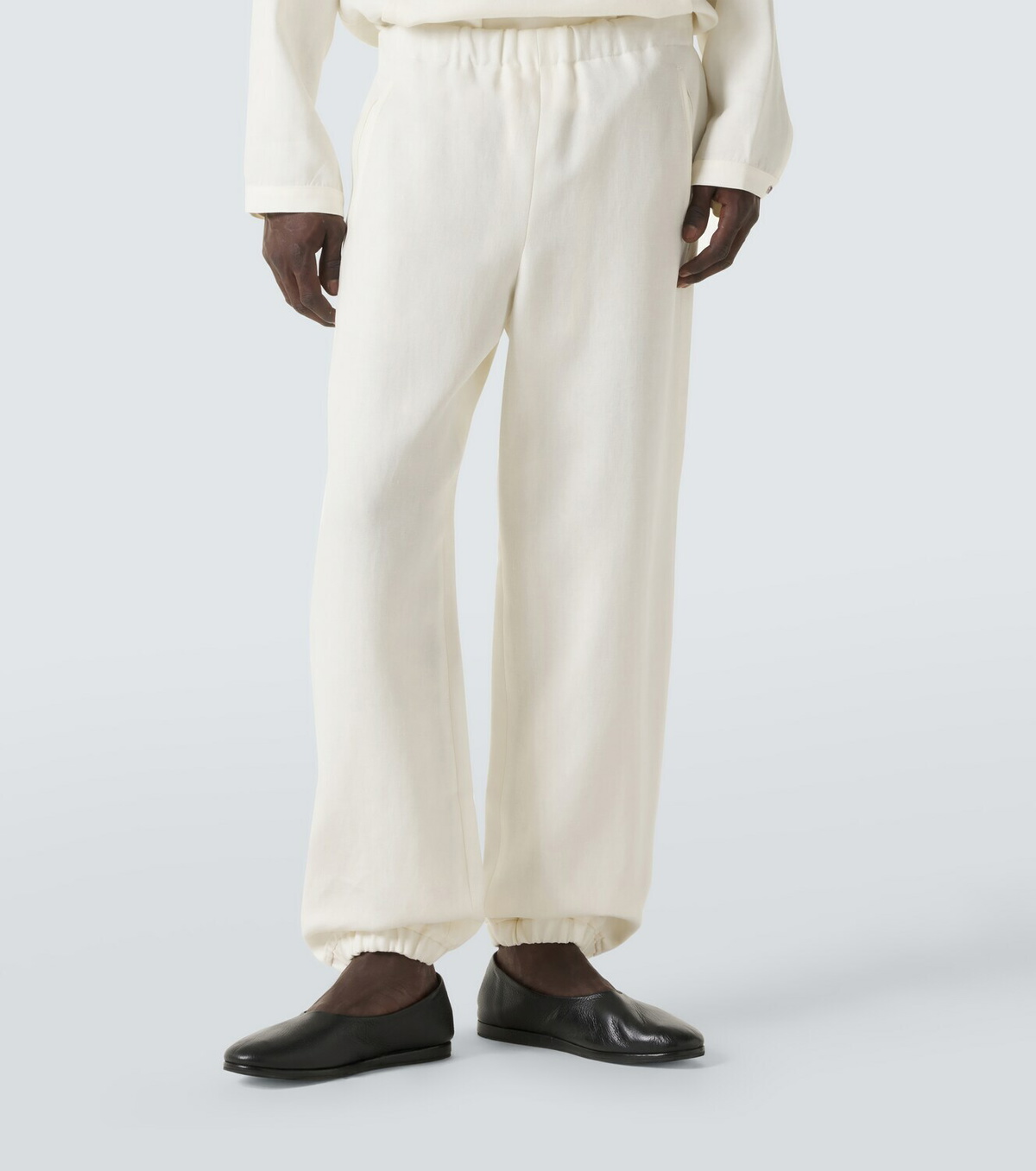 God's True Cashmere Linen sweatpants with amethyst