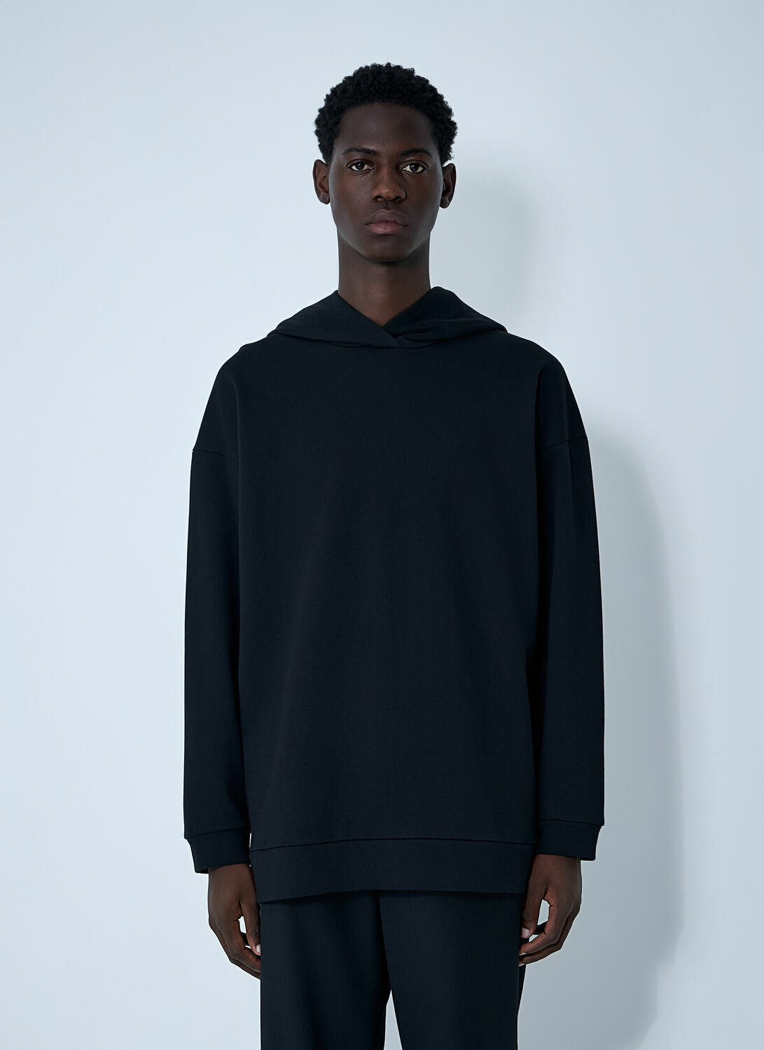 【1回着】25ss THE ROW Essoni Sweatshirt ブラック The Row Essoni Hooded Sweatshirt The Row