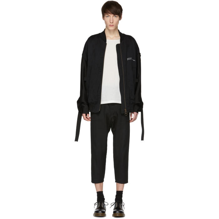 Photo: Song for the Mute Black Coordinates Coach Bomber Jacket 