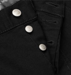 Alexander McQueen - Paint-Detailed Denim Jeans - Men - Black