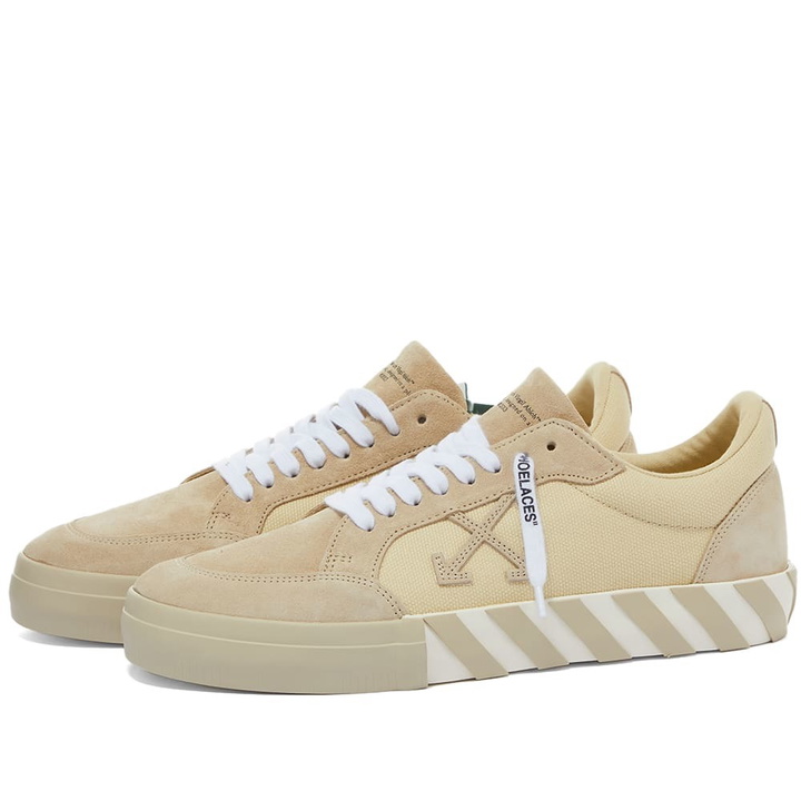 Photo: Off-White Low Vulcanised Canvas Suede  Sneaker