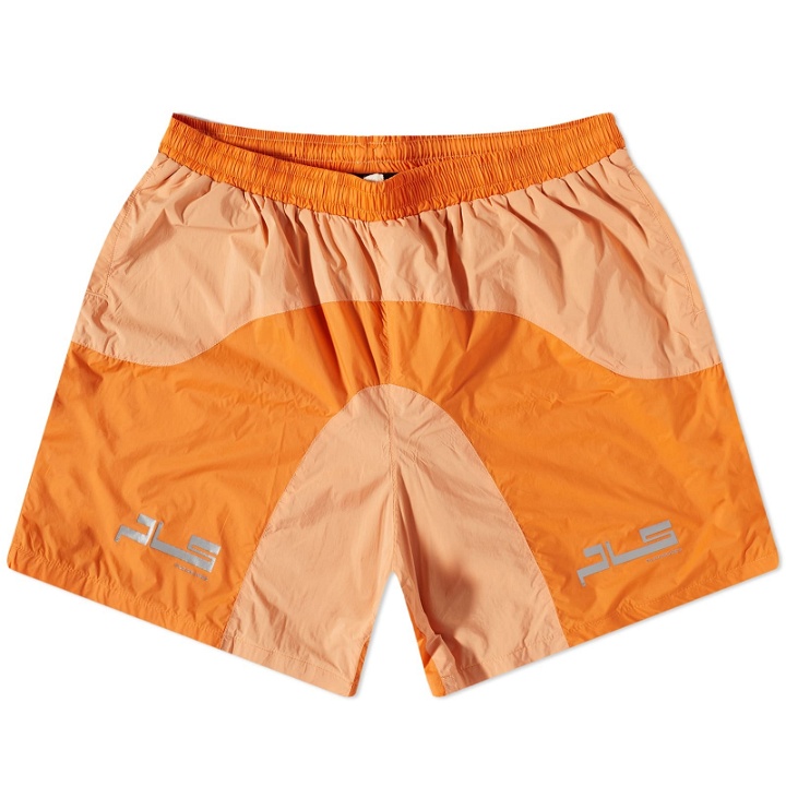 Photo: Pleasures Men's Scholar Sport Shorts in Orange