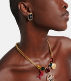 Dolce&Gabbana DG embellished clip-on earrings