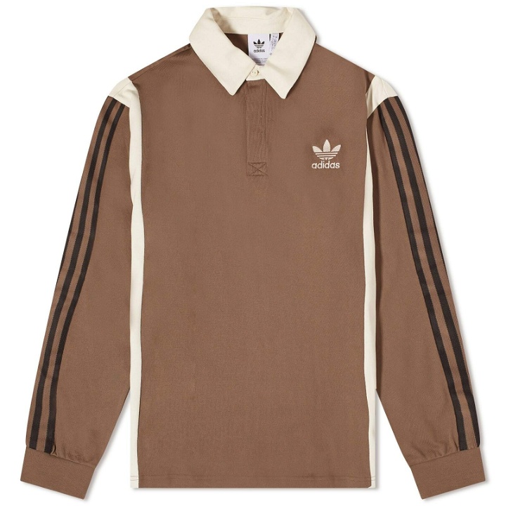 Photo: Adidas Men's Rugby Shirt in Earth Strata