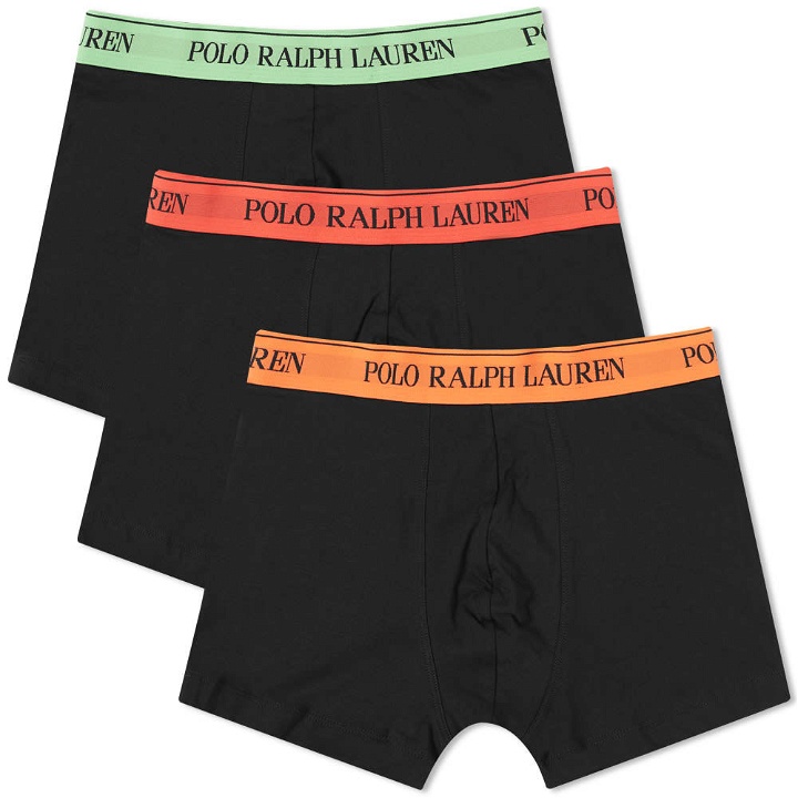 Photo: Polo Ralph Lauren Neon Waistband Boxer Short - 3 Pack