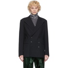 Dries Van Noten Black Wool Blazer