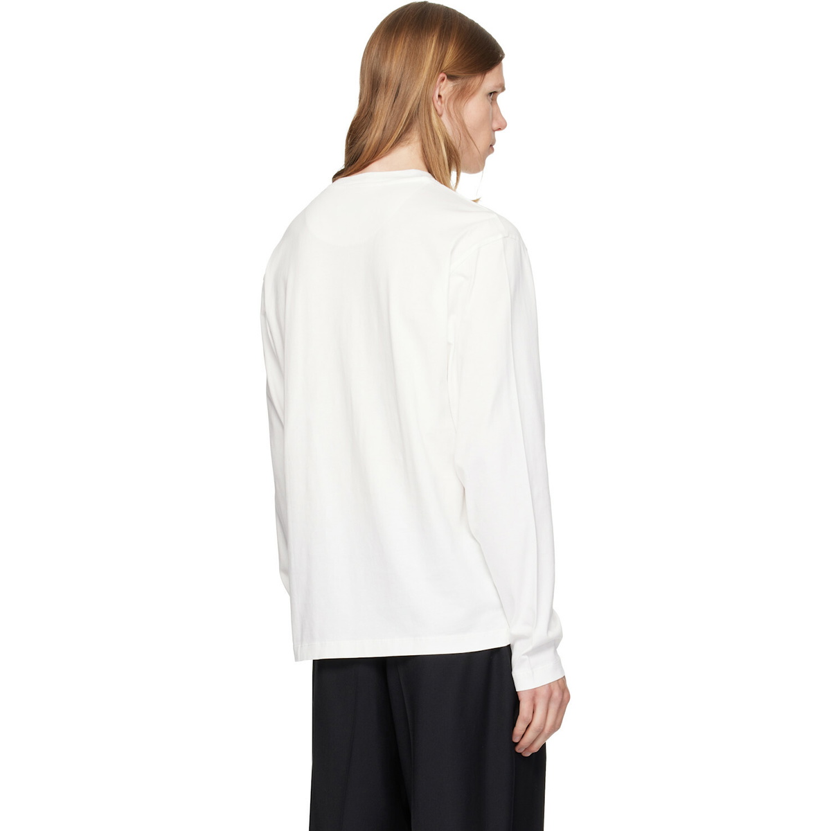 Jil Sander Three-Pack Multicolor Long-Sleeved T-shirts