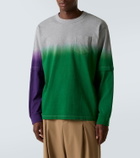 Sacai Dyed cotton sweatshirt