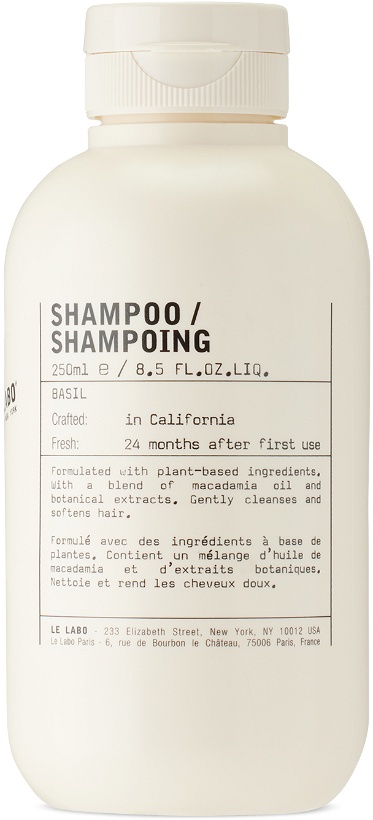 Photo: Le Labo Basil Shampoo, 250 mL