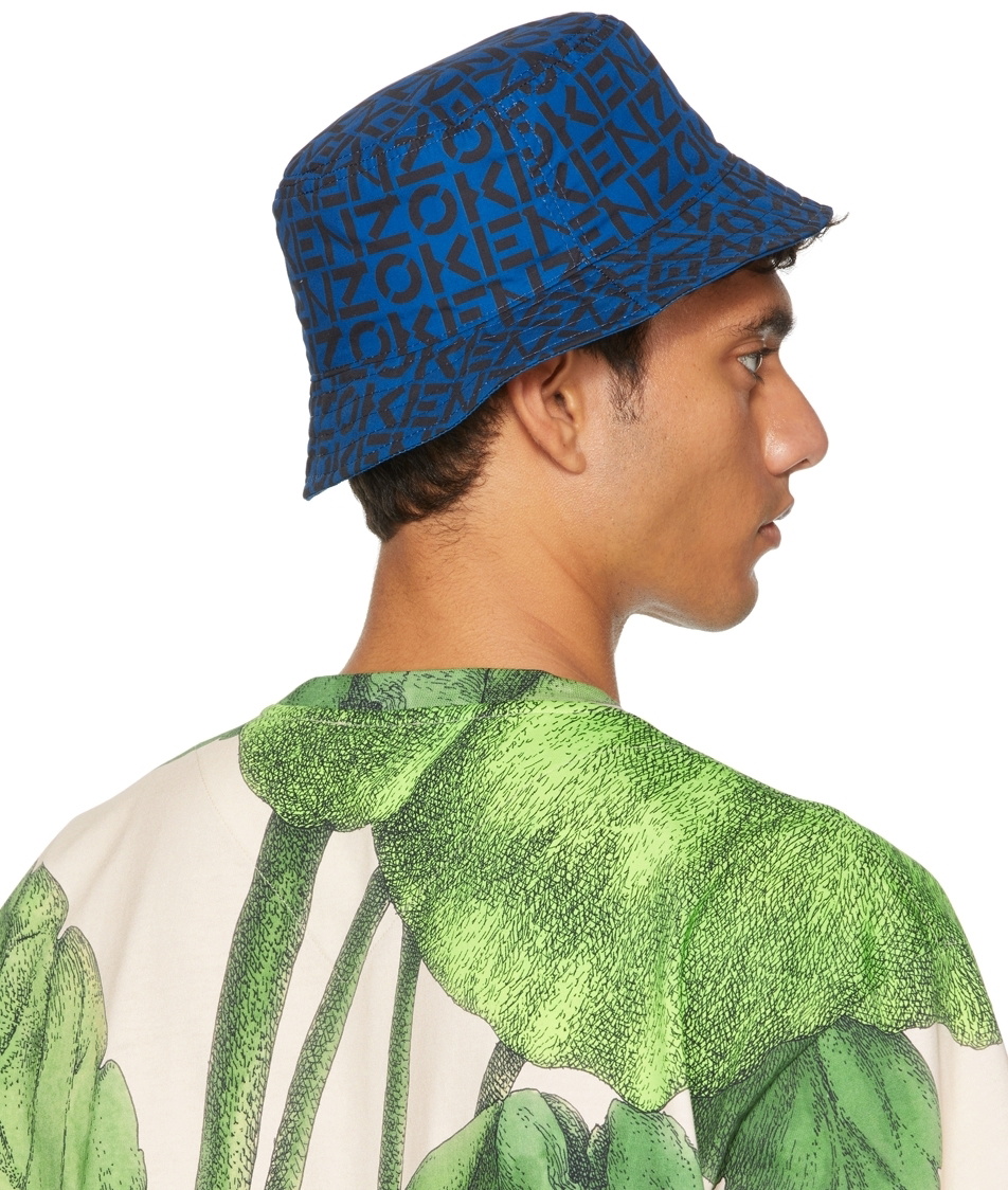 Reversible Monogram Bucket Hat